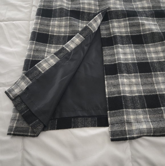 Nine & Co. Black and White Plaid Maxi Skirt - Picture 7 of 12